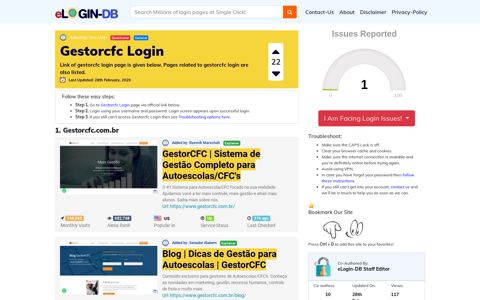 Gestorcfc Login - A database full of login pages from all over ...