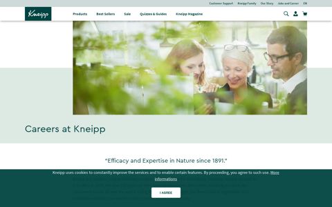 Careers at Kneipp | Kneipp