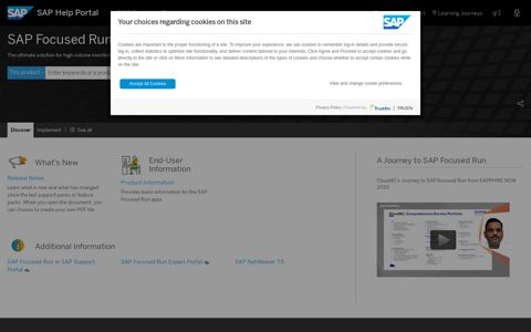 SAP Focused Run - SAP Help Portal