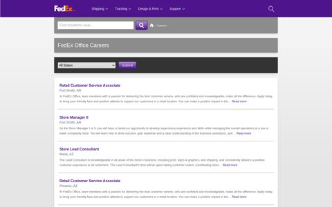 Careers and Jobs - FedEx Office - Find FedEx Locations