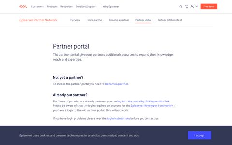 Partner portal | Episerver