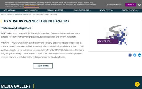 GV STRATUS Partners and Integrators | Grass Valley