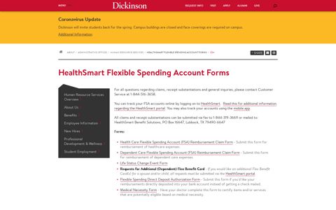 HealthSmart Flexible Spending Account Forms | HealthSmart ...