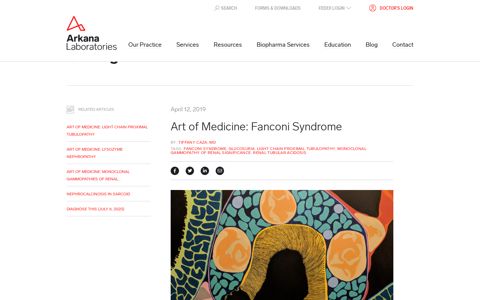 Fanconi Syndrome | Art of Medicine | Arkana Laboratories