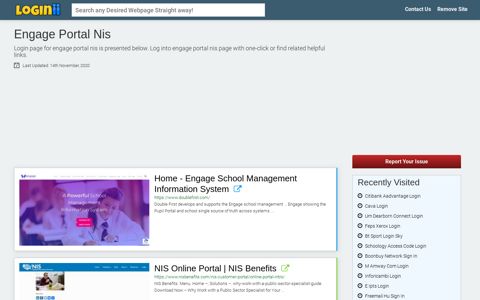 Engage Portal Nis - Loginii.com