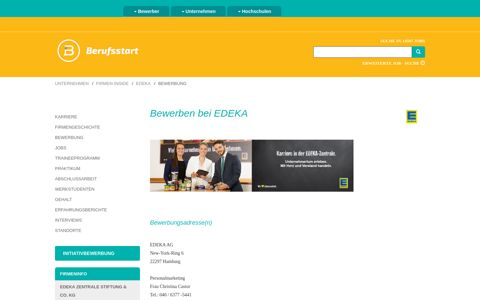 Bewerben bei EDEKA | Berufsstart.de