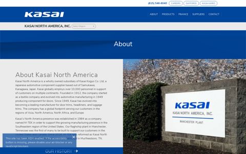 About - Kasai North America, INC.