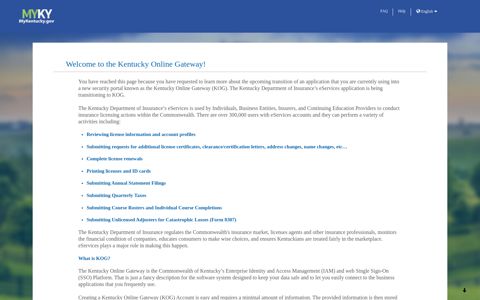 Kentucky Header Logo - Kentucky Online Gateway