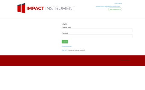 Impact Instrument Knowledgebase - Sugester