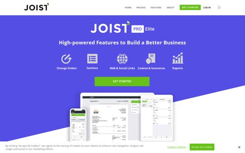 Joist Pro Elite | Contractor Estimate, Invoice, and Payments App