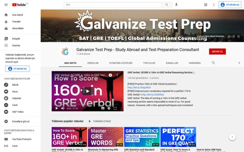 Galvanize Test Prep - Study Abroad and Test ... - YouTube