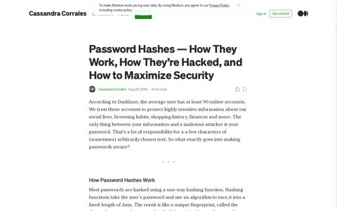 Password Hashes — How They Work, How They're Hacked ...