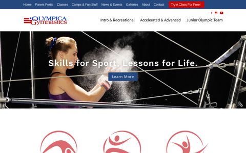 Olympica Gymnastics | Skills for Sport, Lessons for Life