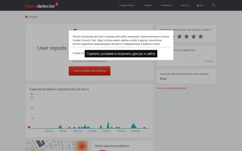 Experian down? Current problems and outages | Downdetector