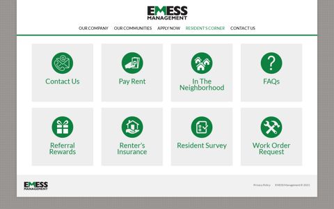 Resident's Corner - EMESS Management