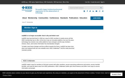 Member Sign In - IEEE