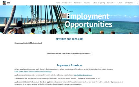 Employment - SCS
