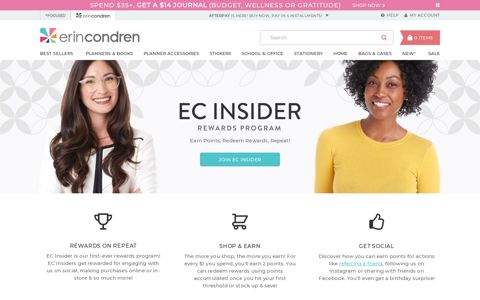 EC Insider Rewards | Erin Condren