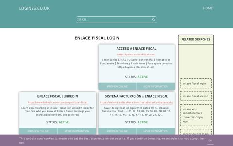 enlace fiscal login - General Information about Login - Logines.co.uk