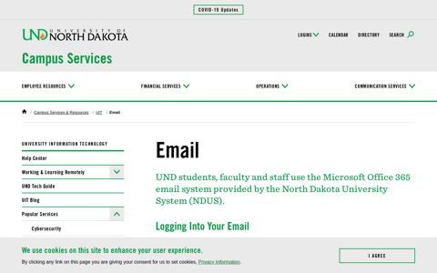 UND Email | University of North Dakota