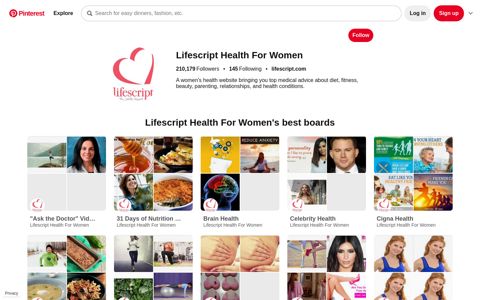Lifescript Health For Women (lifescript) on Pinterest | 210.27k ...