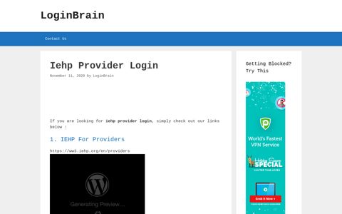iehp provider login - LoginBrain