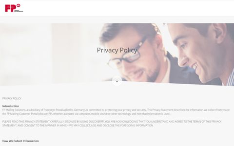 Privacy Policy - Discover FP