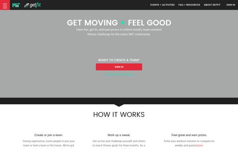 Sign In | Getfit