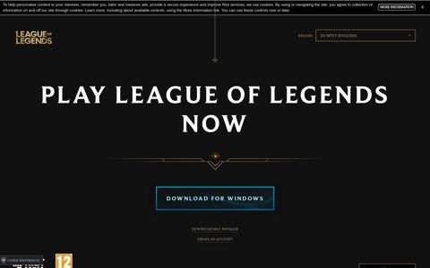 League of Legends Download | EU West