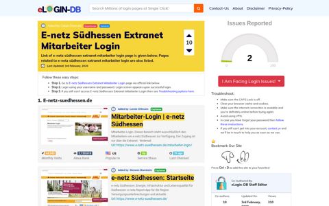 E-netz Südhessen Extranet Mitarbeiter Login
