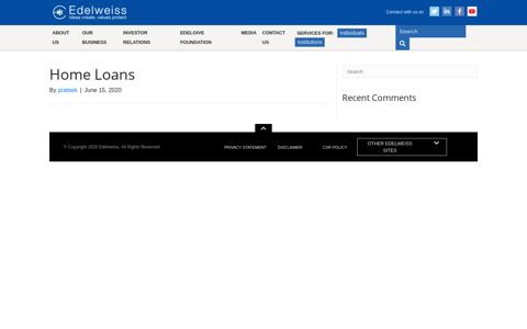 Home Loans - EdelweissFin - Edelweiss Financial Services