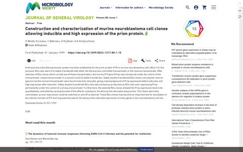 Construction and characterization of murine neuroblastoma ...
