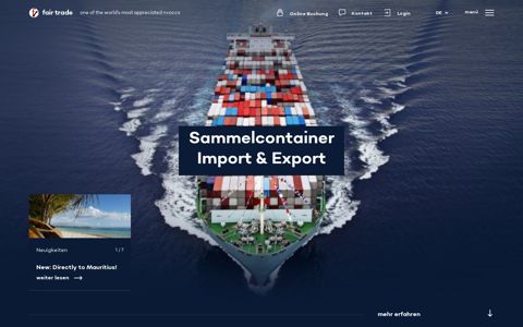 fair trade GmbH – Sammelcontainer Import & Export weltweit