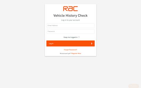 RAC Vehicle History Check for Trade
