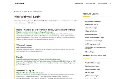 Itba Webmail Login ❤️ One Click Access - iLoveLogin