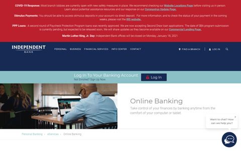 Personal Online Banking | Independent Bank
