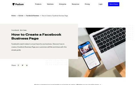 How to Create a Facebook Business Page - Podium