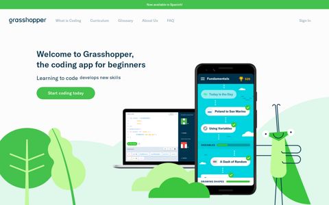 Grasshopper: Learn to Code for Free
