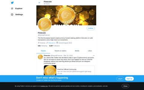 Finecoin (@therealFinecoin) | Twitter