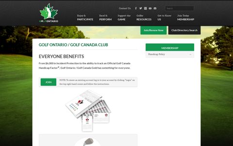 Golf Ontario / Golf Canada Club | Golf Ontario