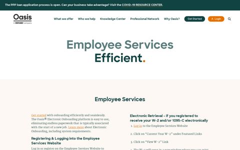 Employee Services Nextgen | Oasis - Oasis Outsourcing
