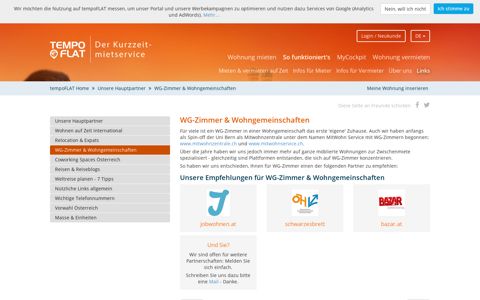 WG-Zimmer & Wohngemeinschaften − tempoFLAT.at ...