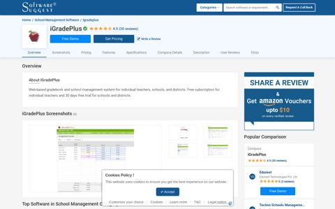 iGradePlus Pricing, Reviews, Features - Free Demo