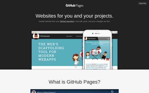 GitHub Pages | Websites for you and your projects, hosted ...