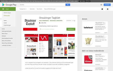 Straubinger Tagblatt – Apps bei Google Play