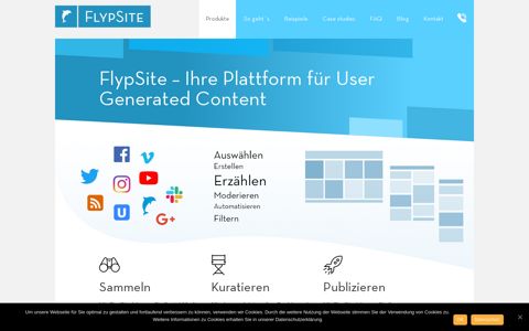Ihre Plattform für User Generated Content » FlypSite