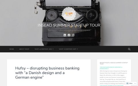 Hufsy – disrupting business banking with “a Danish design ...