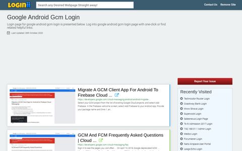 Google Android Gcm Login - Loginii.com