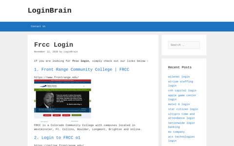 frcc login - LoginBrain
