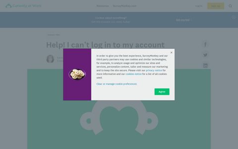 Help! I can't log in to my account | SurveyMonkey